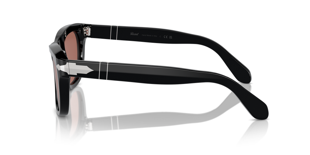 Persol PO0086S con Montatura Nero e Lenti Marrone - Immagine 4