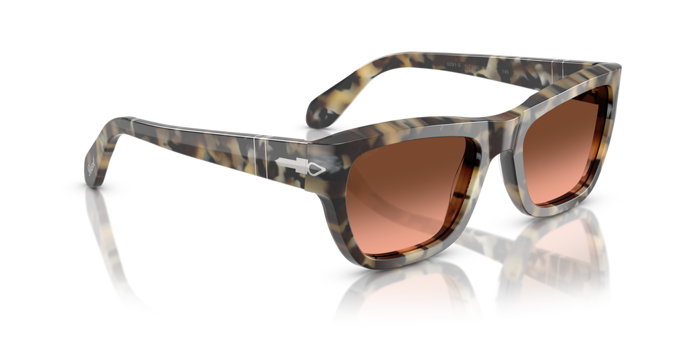 Persol PO0091S mit Braun Tortoise Gestell und Rosa Gläsern - Bild 3