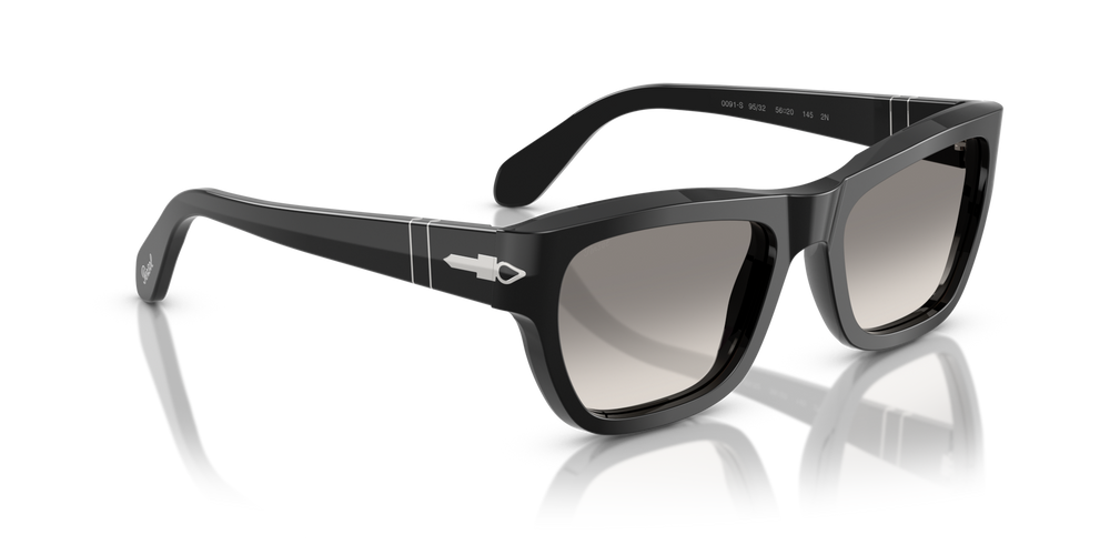 Persol PO0091S with Black Frame and Grey Lenses - Image 3
