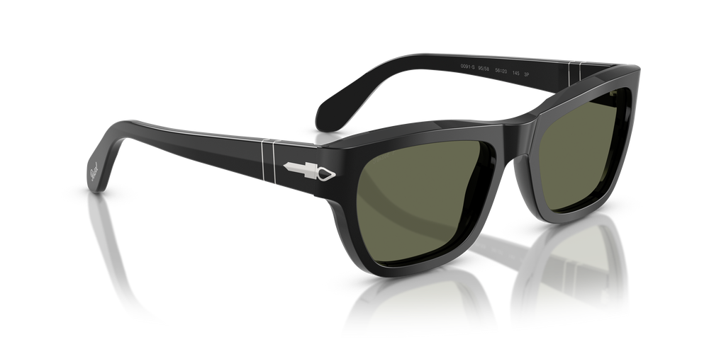 Persol PO0091S avec Monture Noir et Verres Vert - Image 3