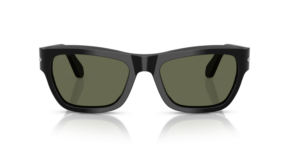 Persol PO0091S con Montura Negro y Lentes Verde - Imagen 2