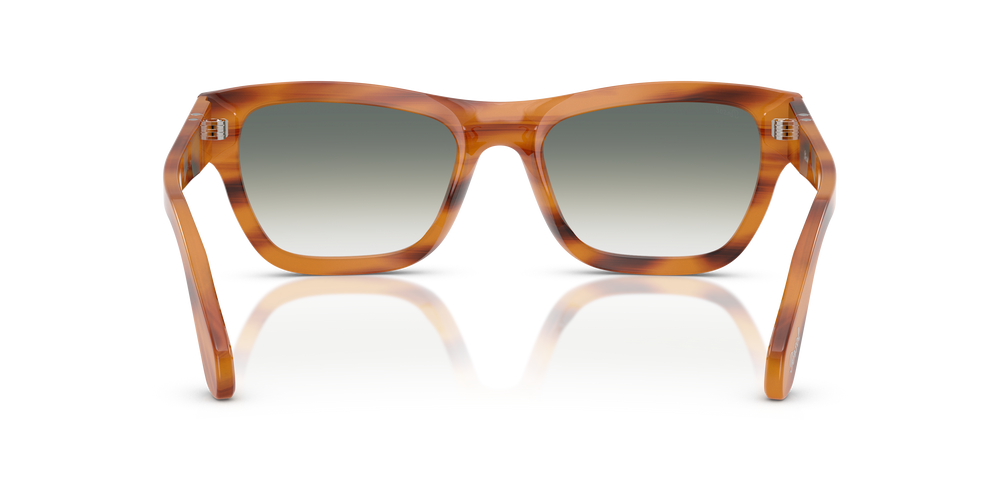 Persol PO0091S con Montatura Striato Marrone e Lenti Verde - Immagine 5