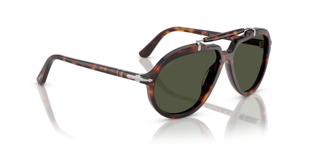 Persol PO0202S - Senna Series with Havana Frame and Green Lenses - Image 3