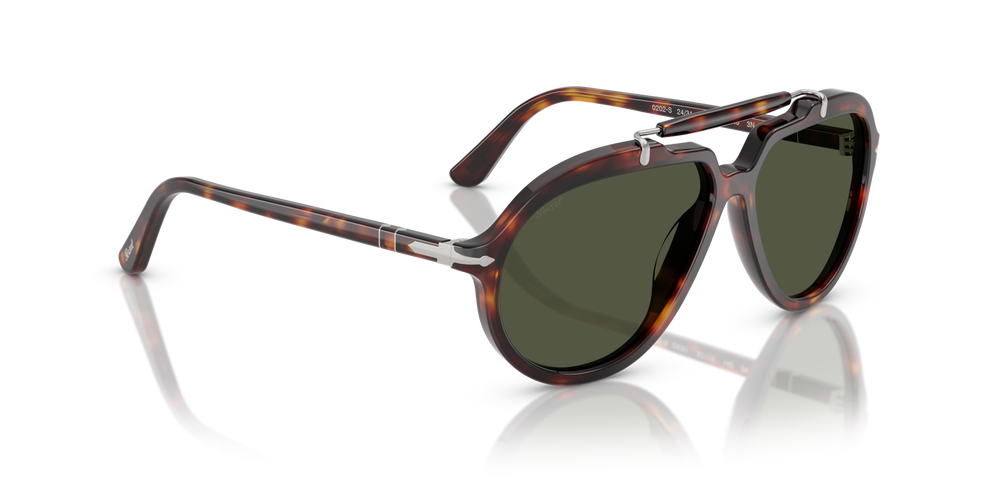 Persol PO0202S - Senna Series with Havana Frame and Green Lenses - Image 3