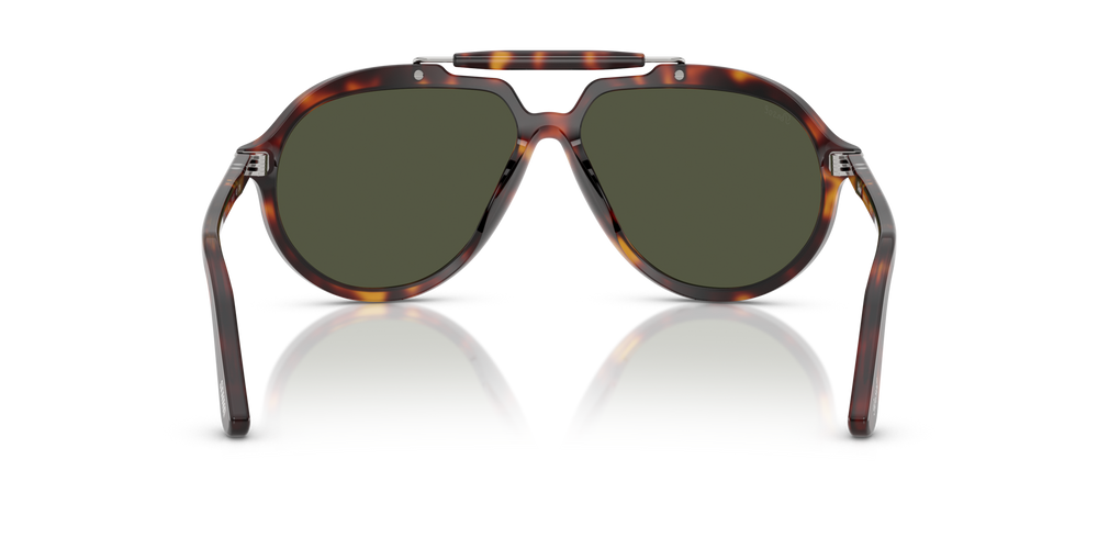 Persol PO0202S - Senna Series with Havana Frame and Green Lenses - Image 5