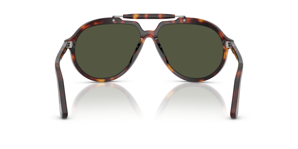 Persol PO0202S - Senna Series with Havana Frame and Green Lenses - Image 5