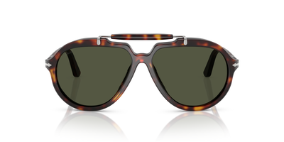 Persol PO0202S - Senna Series with Havana Frame and Green Lenses - Image 2