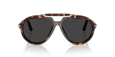 Persol PO0202S - Senna Series with Havana Frame and Black Lenses - Image 2