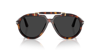 Persol PO0202S - Senna Series with Havana Frame and Black Lenses - Image 2
