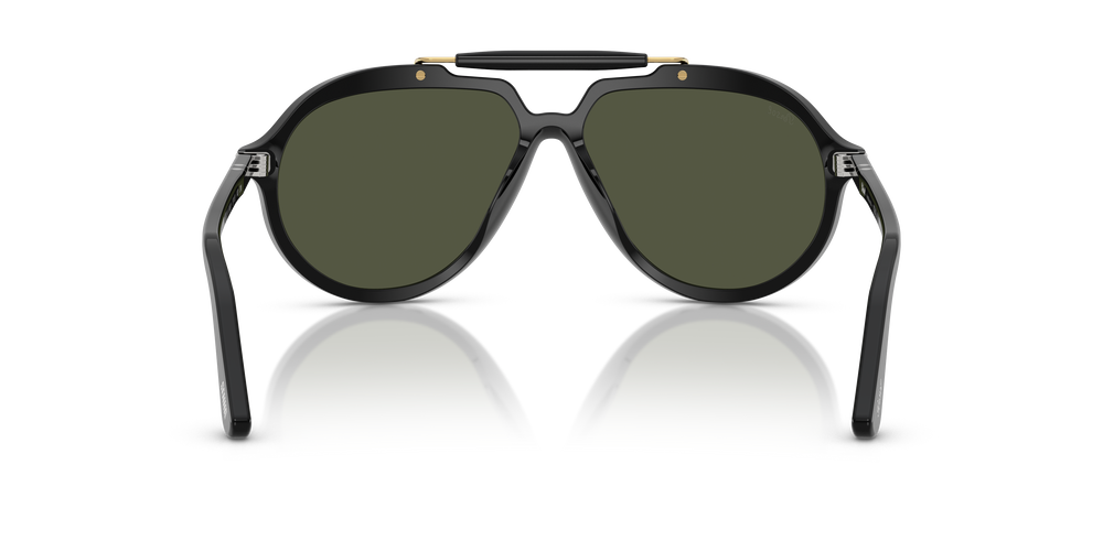 Persol PO0202S - Senna Series mit Schwarz Gestell und Grün Gläsern - Bild 5