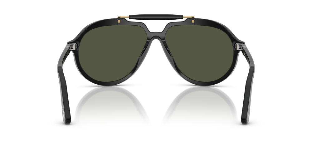 Persol PO0202S - Senna Series with Black Frame and Green Lenses - Image 5