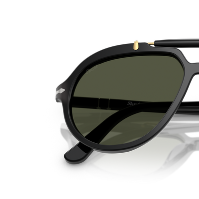 Persol PO0202S - Senna Series with Black Frame and Green Lenses – Variant Image