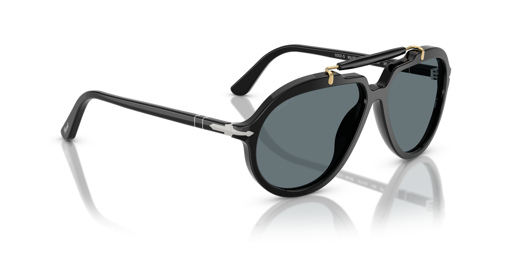 Persol PO0202S - Senna Series mit Schwarz Gestell und Blau Gläsern - Bild 3