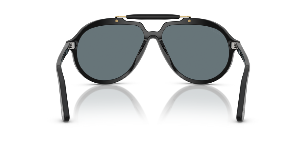Persol PO0202S - Senna Series mit Schwarz Gestell und Blau Gläsern - Bild 5