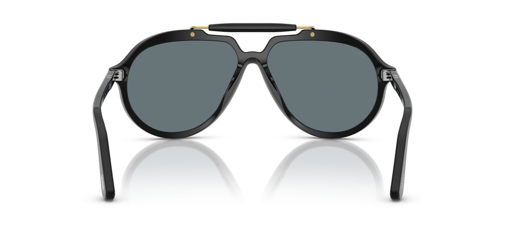 Persol PO0202S - Senna Series with Black Frame and Blue Lenses - Image 5
