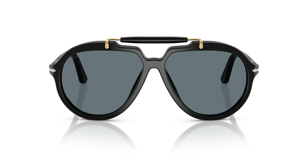 Persol PO0202S - Senna Series mit Schwarz Gestell und Blau Gläsern - Bild 2
