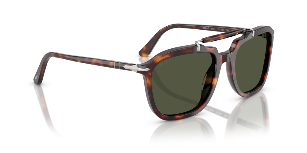 Persol PO0203S - Senna Series con Montatura Havana e Lenti Verde - Immagine 3