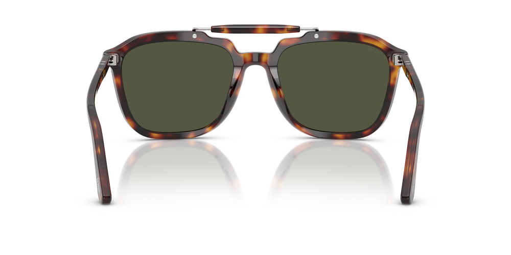 Persol PO0203S - Senna Series with Havana Frame and Green Lenses - Image 5