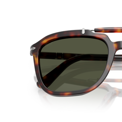Persol PO0203S - Senna Series with Havana Frame and Green Lenses – Variant Image