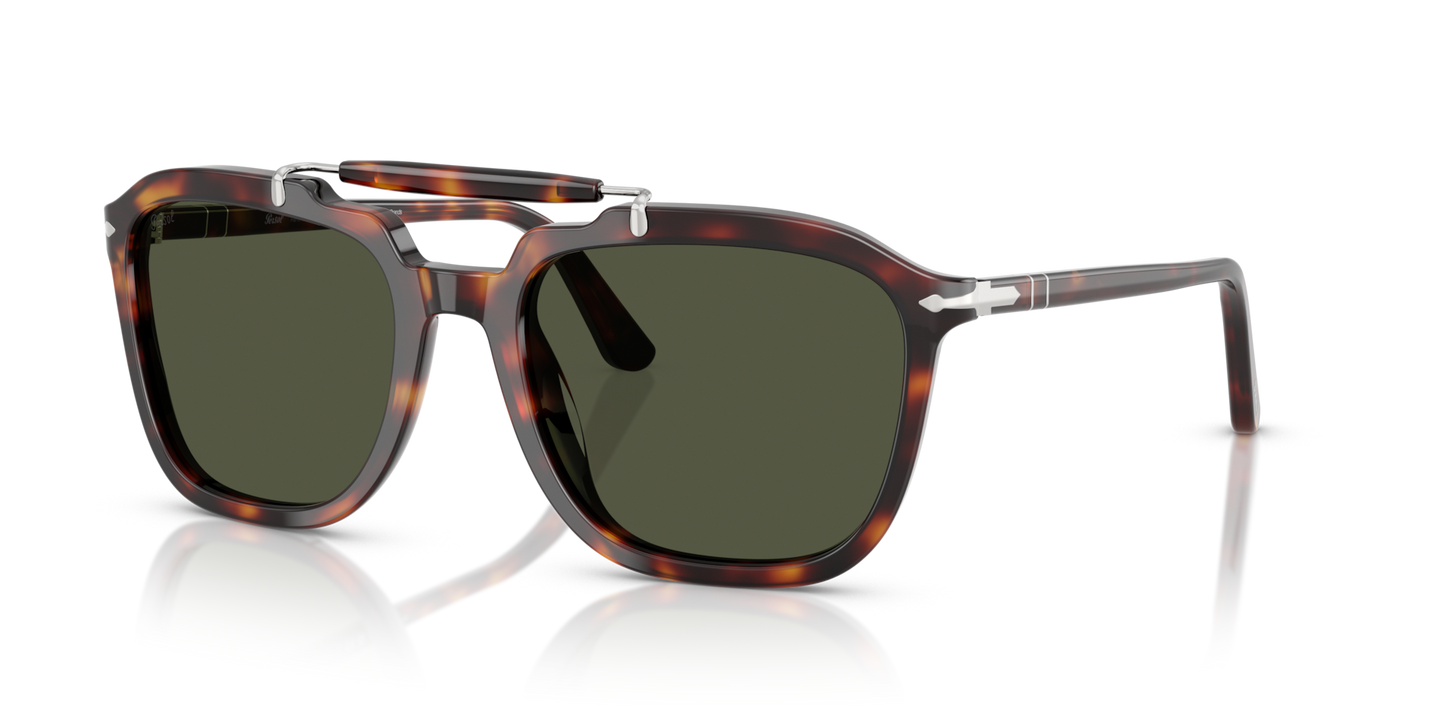 Persol PO0203S - Senna Series con Montatura Havana e Lenti Verde - Immagine 1
