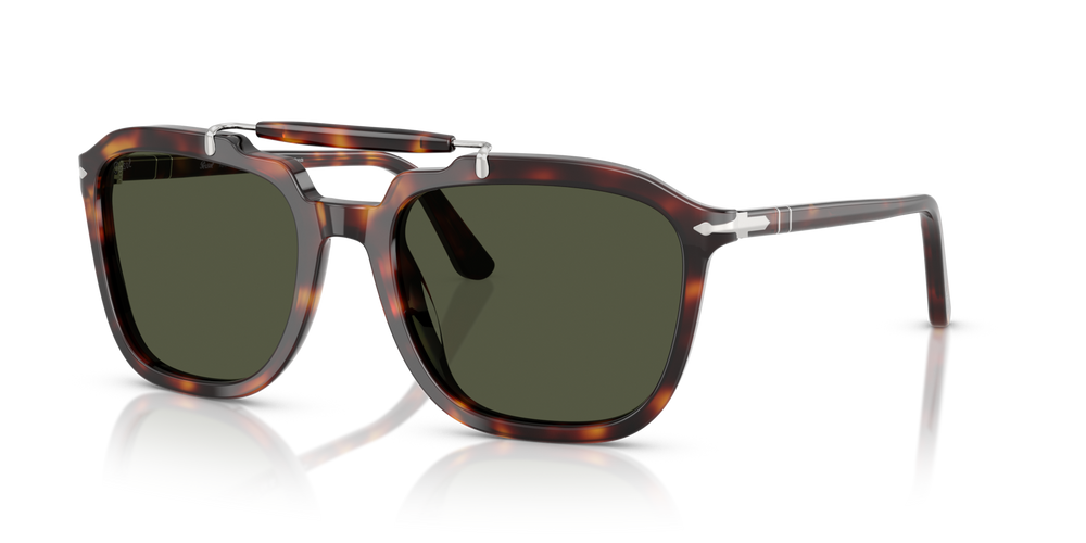 Persol PO0203S - Senna Series con Montatura Havana e Lenti Verde - Immagine 1