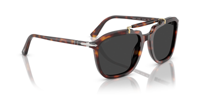 Persol PO0203S - Senna Series mit Havana Gestell und Schwarz Gläsern - Bild 3