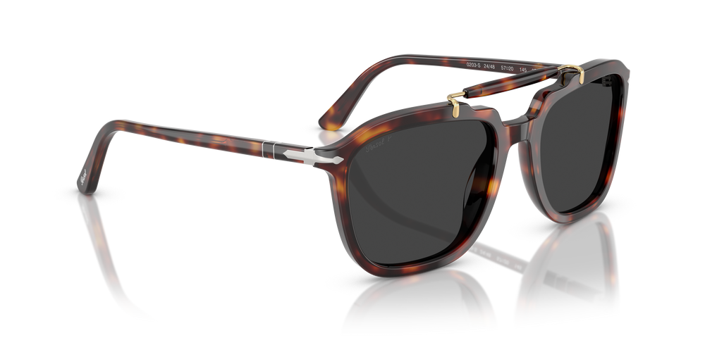 Persol PO0203S - Senna Series con Montatura Havana e Lenti Nero - Immagine 3