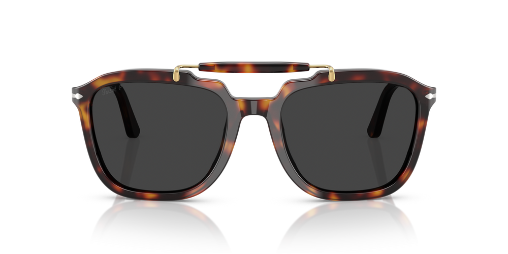 Persol PO0203S - Senna Series mit Havana Gestell und Schwarz Gläsern - Bild 2
