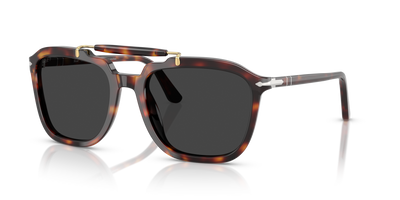 Persol PO0203S - Senna Series mit Havana Gestell und Schwarz Gläsern - Bild 1