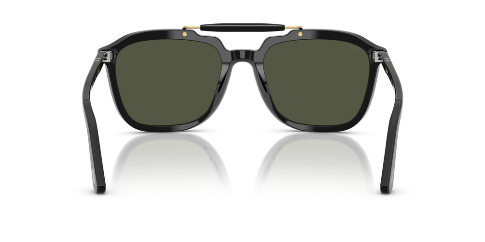 Persol PO0203S - Senna Series with Black Frame and Green Lenses - Image 5