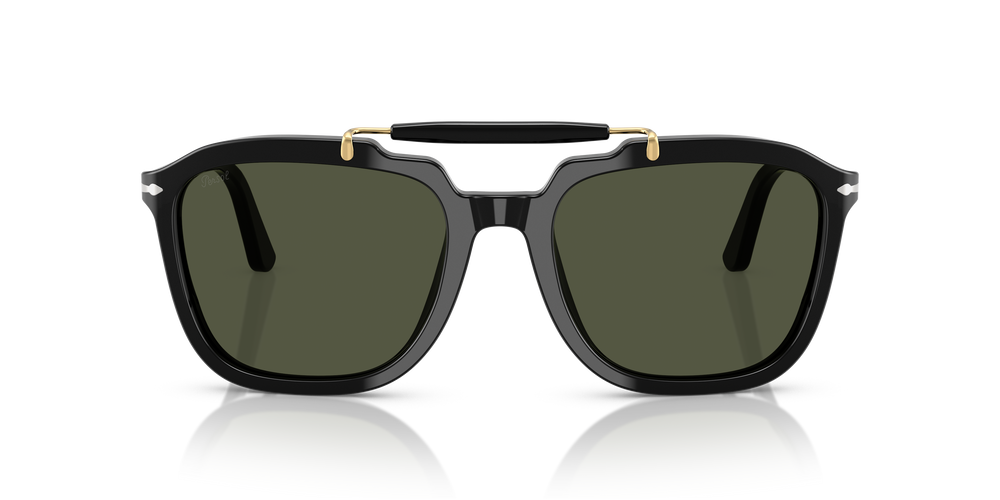 Persol PO0203S - Senna Series with Black Frame and Green Lenses - Image 2