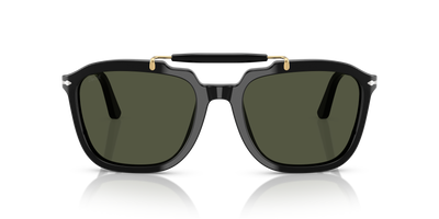 Persol PO0203S - Senna Series with Black Frame and Green Lenses - Image 2