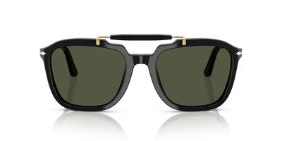 Persol PO0203S - Senna Series with Black Frame and Green Lenses - Image 2