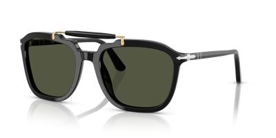 Persol PO0203S - Senna Series with Black Frame and Green Lenses - Image 1