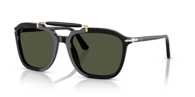 Persol PO0203S - Senna Series with Black Frame and Green Lenses - Image 1