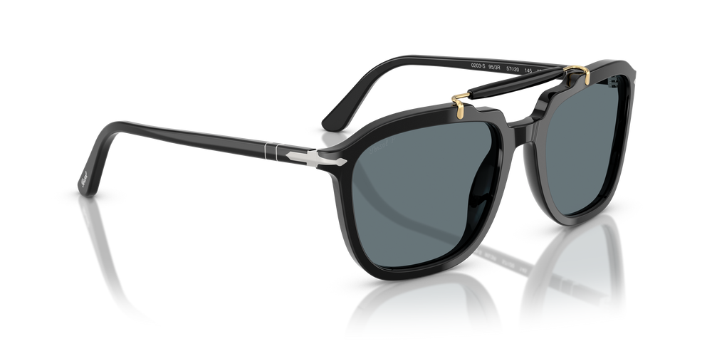 Persol PO0203S - Senna Series con Montatura Nero e Lenti Blu - Immagine 3