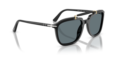 Persol PO0203S - Senna Series with Black Frame and Blue Lenses - Image 3