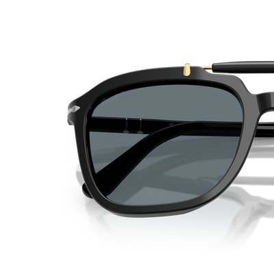 Persol PO0203S - Senna Series with Black Frame and Blue Lenses – Variant Image
