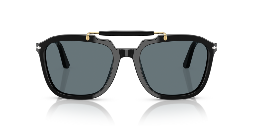 Persol PO0203S - Senna Series with Black Frame and Blue Lenses - Image 2