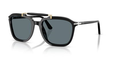 Persol PO0203S - Senna Series with Black Frame and Blue Lenses - Image 1