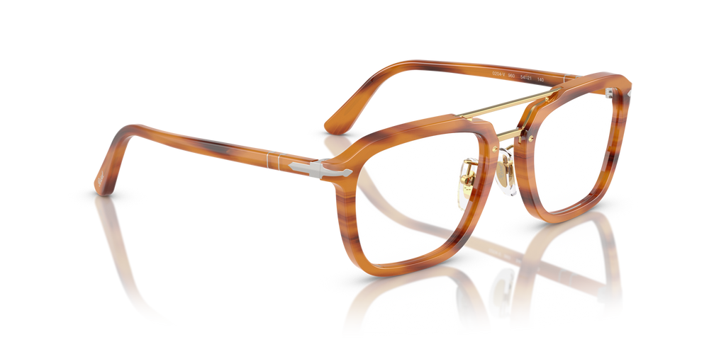 Persol PO0204V - Senna Series mit Gestell Braun gestreift - Bild 3