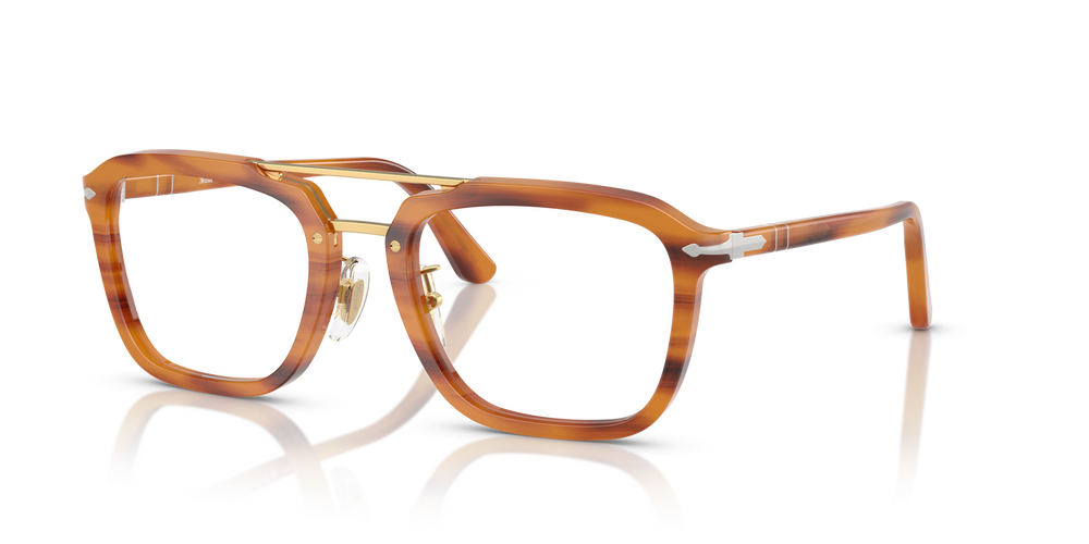 Persol PO0204V - Senna Series mit Gestell Braun gestreift - Bild 1