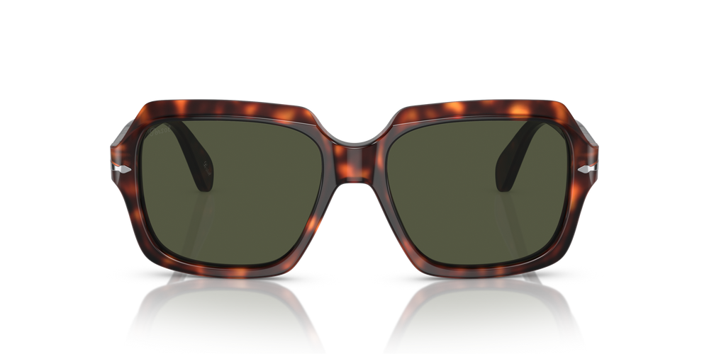 Persol PO0581S with Havana Frame and Green Lenses - Image 2