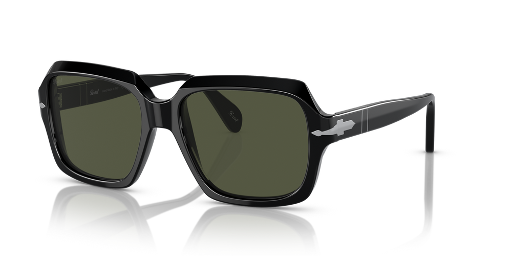 Persol PO0581S mit Schwarz Gestell und Grün Gläsern - Bild 1