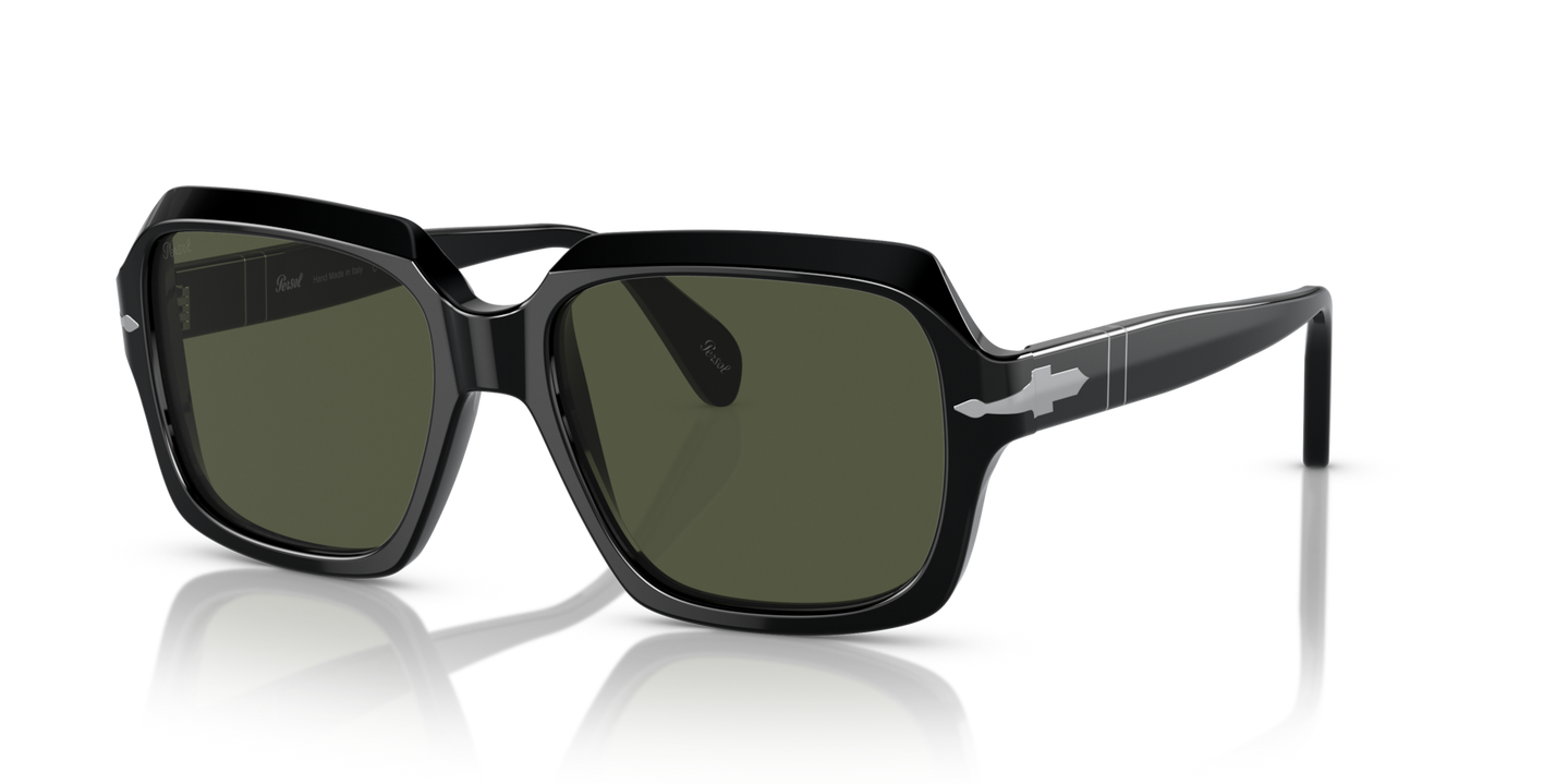 Persol PO0581S con Montatura Nero e Lenti Verde - Immagine 1