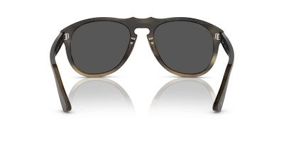 Persol 649 Series - Horn con Montatura Corno Marrone Chiaro e Lenti Grigio - Immagine 5