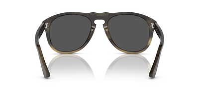 Persol 649 Series - Horn with Light Brown Horn Frame and Grey Lenses - Image 5
