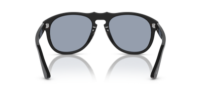Persol 649 Series - Horn mit Schwarz glänzend Gestell und Blau Gläsern - Bild 5