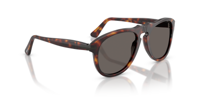 Persol PO0649NE - Total Black Arrow con Montatura Havana e Lenti Grigio - Immagine 3