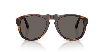 Persol PO0649NE - Total Black Arrow con Montatura Havana e Lenti Grigio - Immagine 2